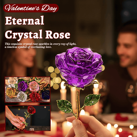 🌹Valentine Hot Sale 50%OFF💕Forever Blooming Crystal Rose
