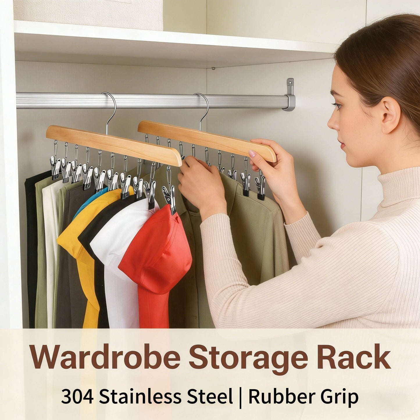 Wardrobe Storage Rack