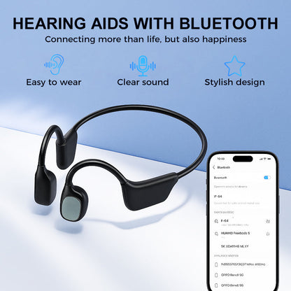 🔥 LAST CHANCE! 70% OFF Bone Conduction Hearing Aid 🎧 Bluetooth, End Today! ⏳