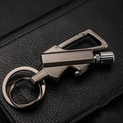 🔥Hot Sale 49% OFF🎁Permanent Match Infinity Lighter with Multitool Keychain Bottle Opener