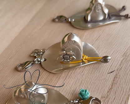 🔥⏰✨ Handcrafted Vintage Cowboy Hat Pendant