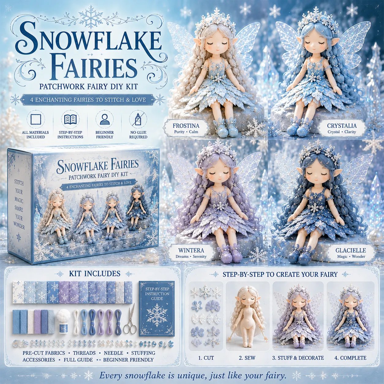 ❄️ Snowflake Fairies