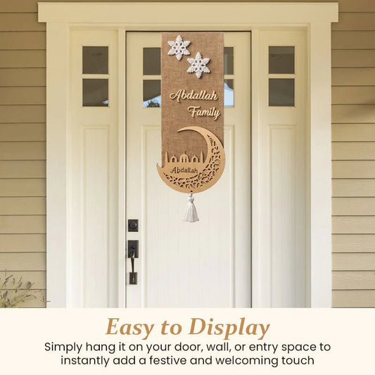 🔥LAST DAY 50% OFF - 🌙✨ Double-Sided Ramadan Door Sign