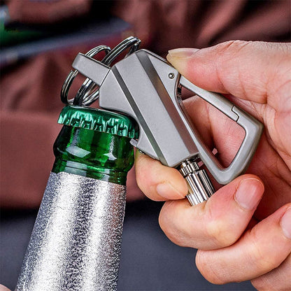 🔥Hot Sale 49% OFF🎁Permanent Match Infinity Lighter with Multitool Keychain Bottle Opener