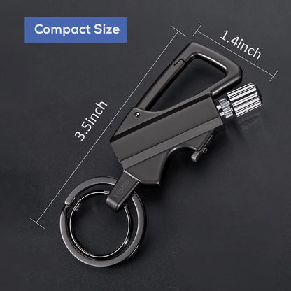 🔥Hot Sale 49% OFF🎁Permanent Match Infinity Lighter with Multitool Keychain Bottle Opener