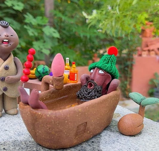 🔥Last Day 49% OFF 🎁Handmade Bath Guy Ceramic Incense Holder