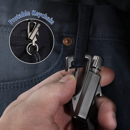 🔥Hot Sale 49% OFF🎁Permanent Match Infinity Lighter with Multitool Keychain Bottle Opener