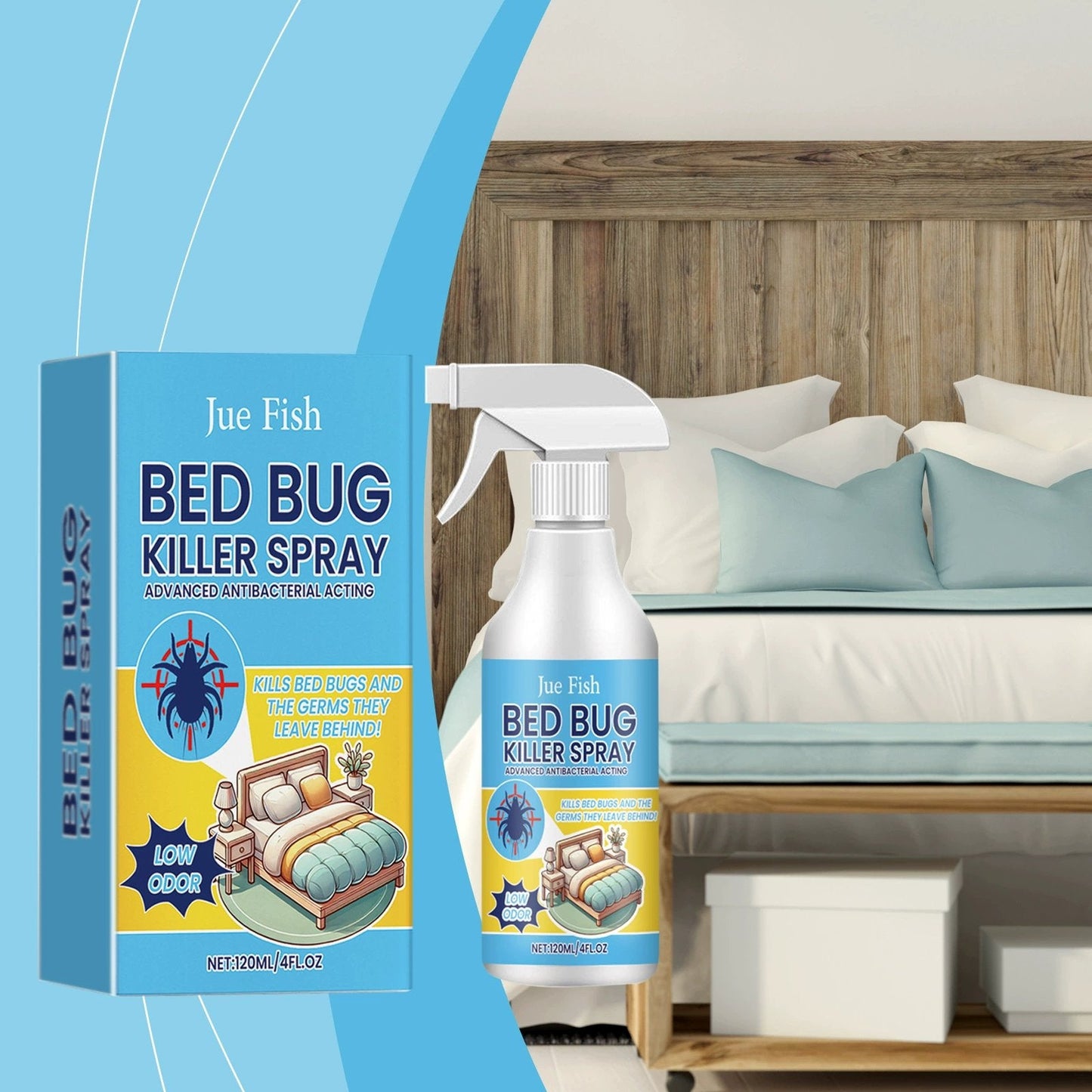🔥 LAST DAY 49% OFF - Bed Bug Destroyer (Pet & People Safe) 🛡️