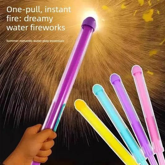 ✨2026 Summer💦High Pressure Fireworks Water Gun, Creative Pull-Out Water Cannon Toy, Summer Water Fight & Party Photo Atmosphere Props