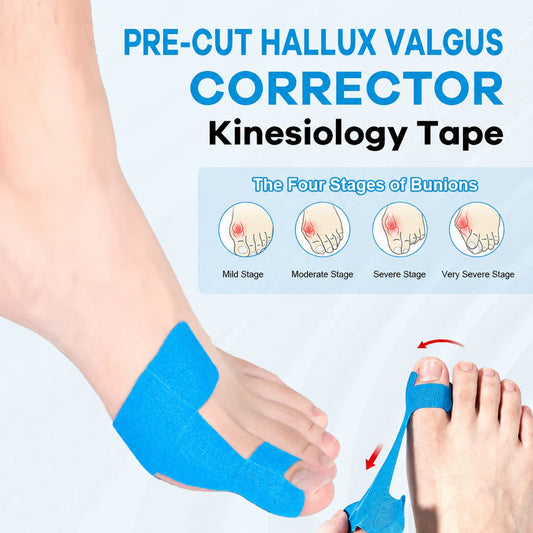 🔥LAST DAY 66% OFF - 👣Pre-cut Hallux Valgus Corrector Kinesiology Tape
